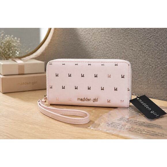 Madden Girl Handbags - Madden Girl ASimone Color Primrose Round Zipper Women Wallet New